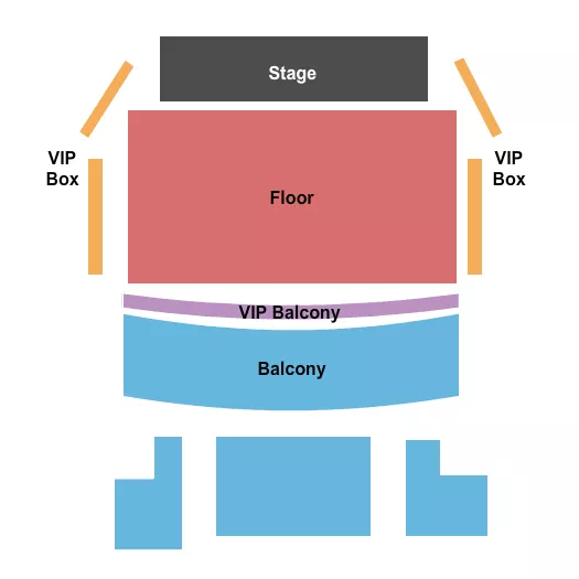 seating chart for District Music Hall - Endstage GA Floor 4 - eventticketscenter.com