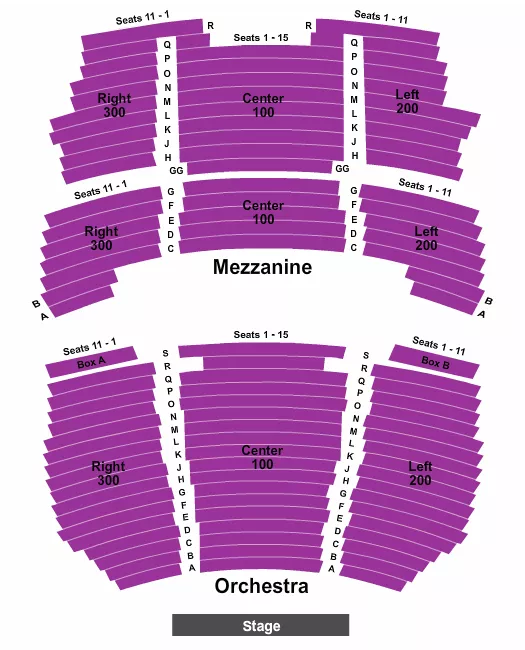 seating chart for Walnut Street Theatre - Endstage - eventticketscenter.com