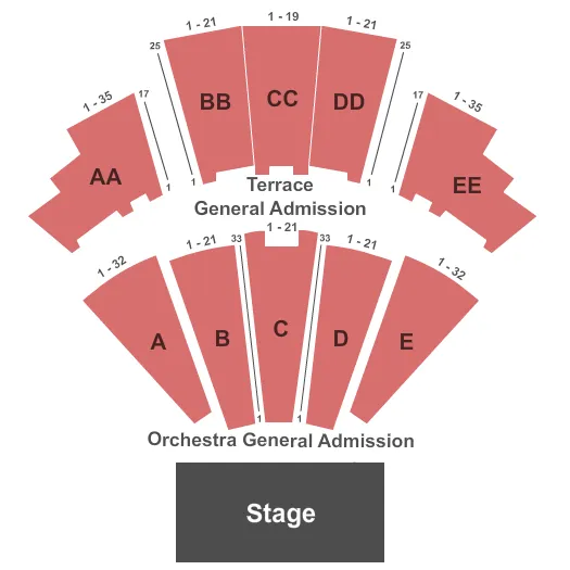 seating chart for Wamu Theater At Lumen Field Event Center - General Admission Full - eventticketscenter.com