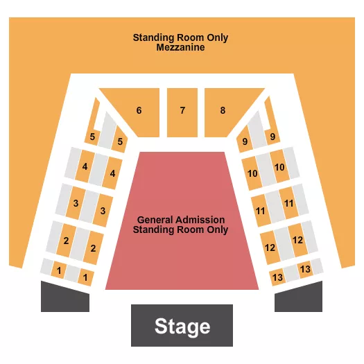 seating chart for War Memorial Auditorium - FL - Endstage - eventticketscenter.com