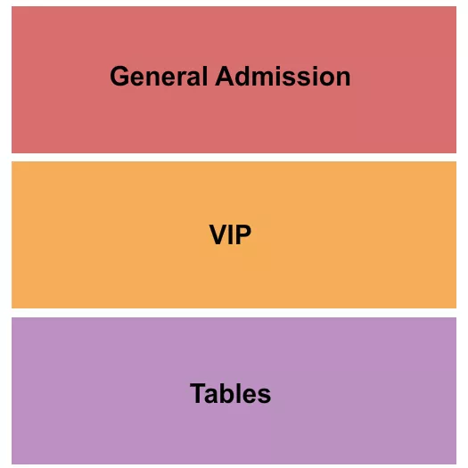 seating chart for Warehouse 215 - GA/VIP/Tables - eventticketscenter.com