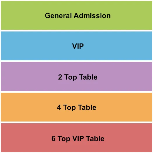 seating chart for Warehouse 25 Sixty-Five - GA/VIP/Tables - eventticketscenter.com