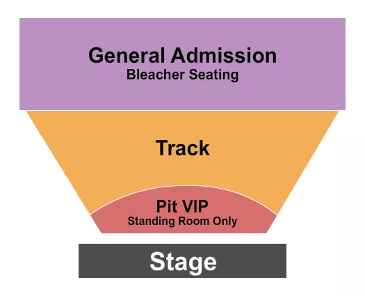 seating chart for Warren County Fair - Indianola - Pit VIP/Track/GA Bleacher - eventticketscenter.com