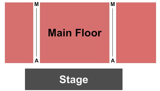 seating chart for Warren Miller Performing Arts Center - Endstage - eventticketscenter.com