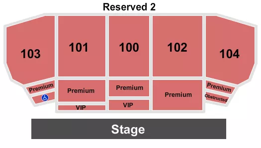 seating chart for Washington County Fair Park - WI - Endstage 2 - eventticketscenter.com