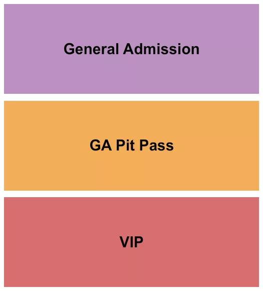 seating chart for Waterfront Park - San Diego - GA/PIT/VIP - eventticketscenter.com