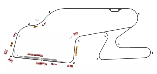 seating chart for Watkins Glen International Speedway - Racing 3 - eventticketscenter.com