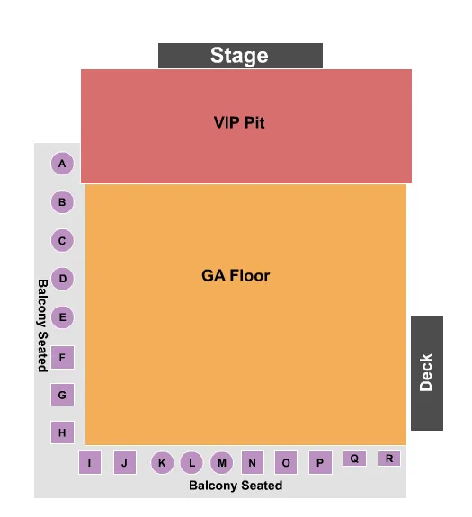 seating chart for Wave - KS - Endstage VIP - eventticketscenter.com