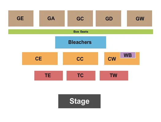 seating chart for Wayne County Fair - OH - Endstage - eventticketscenter.com