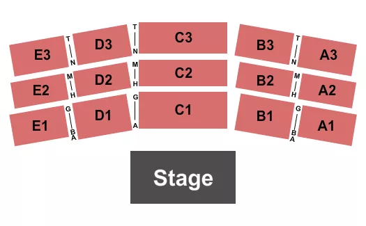 seating chart for We-Ko-Pa Casino Resort Ballroom - Endstage - eventticketscenter.com