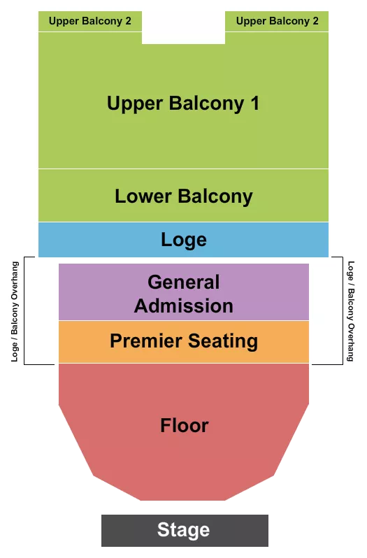 seating chart for Wellmont Theatre - Endstage Gold Flr GA - eventticketscenter.com