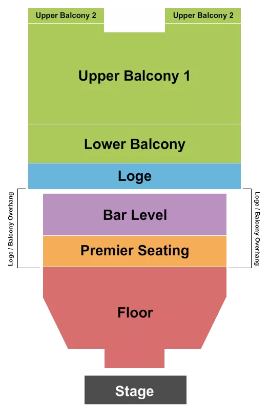 seating chart for Wellmont Theatre - Endstage RSV Floor - eventticketscenter.com