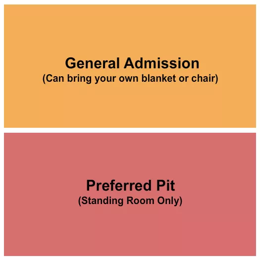 seating chart for Wendell's Outdoors - GA & Preferred Pit - eventticketscenter.com