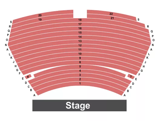 seating chart for Wendy Williamson Auditorium - Endstage - eventticketscenter.com