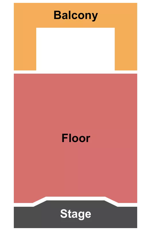 seating chart for West End Cultural Centre - GAFloor/GABalcony - eventticketscenter.com