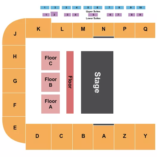 Halfhouse Seating Map