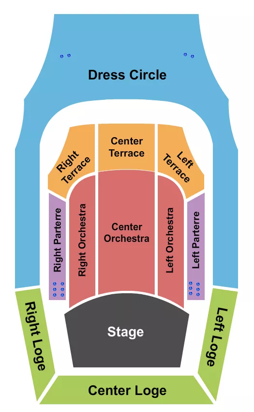 seating chart for Weston Recital Hall at Meridian Arts Centre - End Stage - eventticketscenter.com