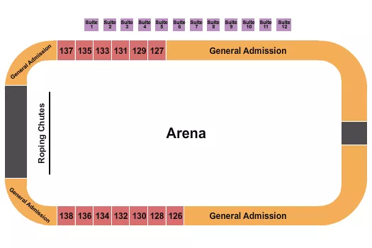 seating chart for Westworld Of Scottsdale - Breakaway - eventticketscenter.com