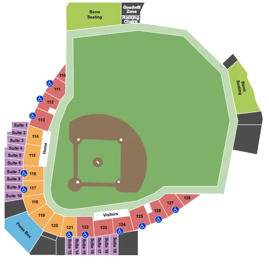 seating chart for Whataburger Field - Baseball 2 - eventticketscenter.com