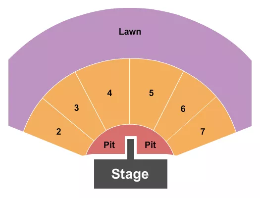 seating chart for White Oak Amphitheatre At Greensboro Coliseum Complex - Endstage GA Pit 2 - eventticketscenter.com
