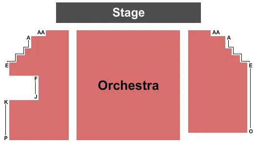 seating chart for White Plains Performing Arts Center - End Stage - eventticketscenter.com