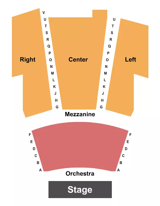 seating chart for Whitefish Performing Arts Center - Endstage 1 - eventticketscenter.com
