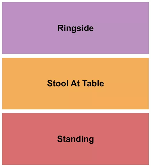 seating chart for Wild Eagle Steak & Saloon - Micro Wrestling - eventticketscenter.com