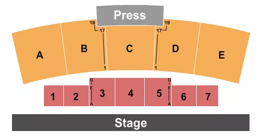 seating chart for Wildcat Stadium - IWU - DCI - eventticketscenter.com