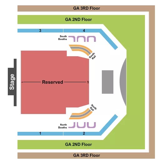 seating chart for Category 10 - Endstage - eventticketscenter.com