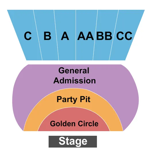 seating chart for Wild West Arena - End Stage - eventticketscenter.com