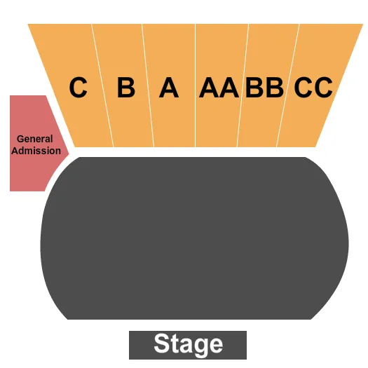 seating chart for Wild West Arena - Rodeo - eventticketscenter.com