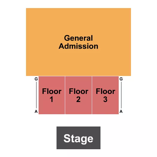 seating chart for Wildwoods Convention Center - Endstage 3 - eventticketscenter.com