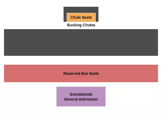 seating chart for Will Rogers Rodeo Arena - Rodeo - eventticketscenter.com