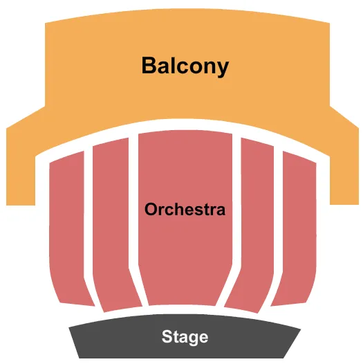 seating chart for Harris Theater At Sharon Lynne Wilson Center for the Arts - End Stage - eventticketscenter.com
