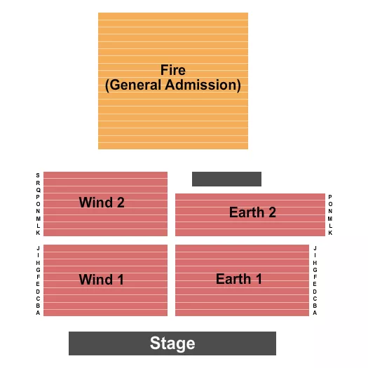seating chart for Win-River Resort & Casino - Endstage RSV - eventticketscenter.com