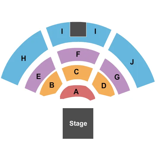 seating chart for Wind Creek Casino And Hotel - Atmore - End Stage - eventticketscenter.com
