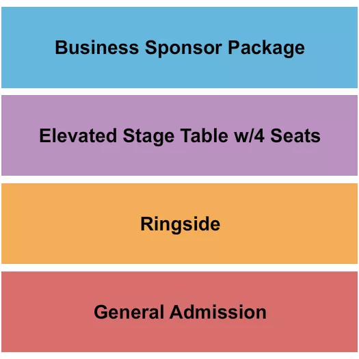 seating chart for Wing Shack - Micro Wrestling - eventticketscenter.com