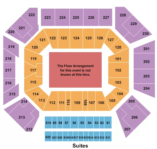 seating chart for Wintrust Arena - Generic Floor - eventticketscenter.com