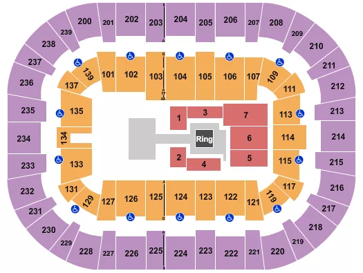 seating chart for Wolstein Center - CSU Convocation Center - AEW - eventticketscenter.com
