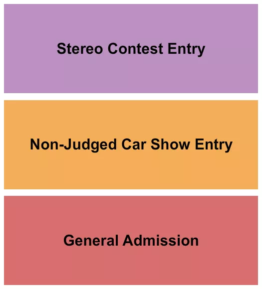 seating chart for Woodburn Dragstrip - Import Face-Off - eventticketscenter.com
