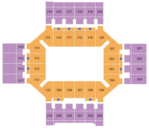 seating chart for Broadmoor World Arena - Monster Jam - eventticketscenter.com
