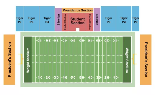 Football Seating Map