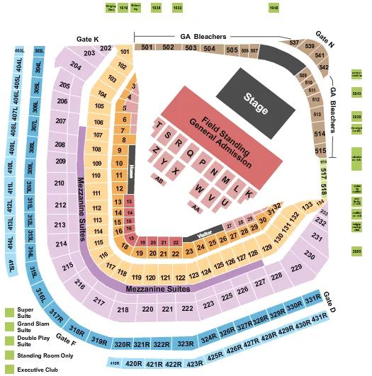 Wrigley Field Seating Chart View – Two Birds Home