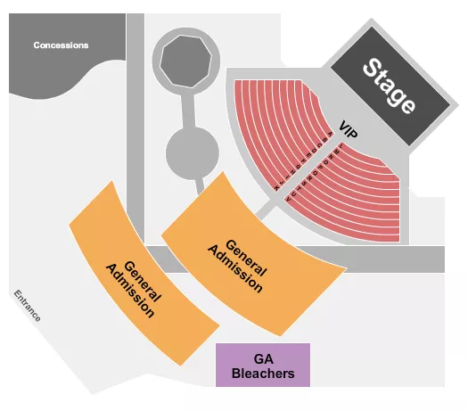 seating chart for Wyatt Earp Park - GA & VIP Seating - eventticketscenter.com