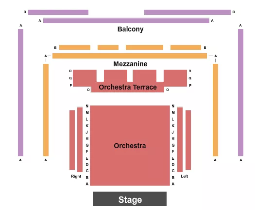 seating chart for Wyly Theatre - End Stage 2 - eventticketscenter.com