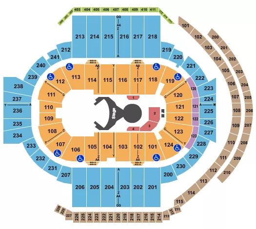 seating chart for XL Center - Cirque - Ovo - eventticketscenter.com