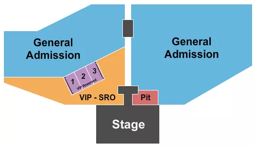 seating chart for XRoads41 Festival Grounds - GA/VIP/Pit - eventticketscenter.com