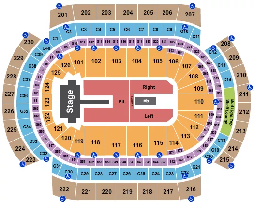 seating chart for Xcel Energy Center - Cigarettes After Sex - eventticketscenter.com