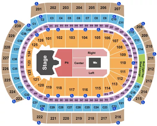 seating chart for Xcel Energy Center - Ghost - eventticketscenter.com