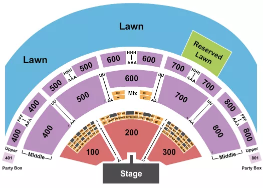 Xfinity Theatre Tickets Seating Chart